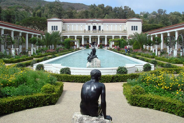Experience the beauty of The Getty Villa where lush gardens meet historic art all while enjoying breathtaking ocean views and fascinating stories from an art historian.